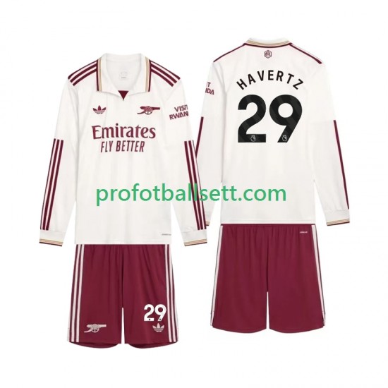 Fotballdrakt Arsenal Havertz 29 Barn Tredjekit 2025-2026 Langermet