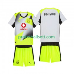 Fotballdrakt Borussia Dortmund Barn Bortekit 2025-2026 Kortermet