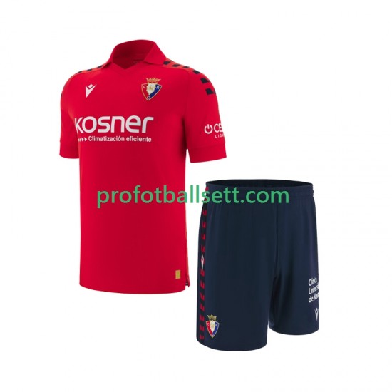 Fotballdrakt CA Osasuna Barn Hjemmekit 2025-2026 Kortermet