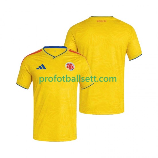 Fotballdrakt Colombia Herre Hjemmekit VM 2026 Kortermet