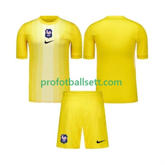 Fotballdrakt Frankrike Keeper Barn Hjemmekit 2025 Kortermet
