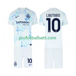 Fotballdrakt Inter Milan Lautaro Martinez 10 Barn Bortekit 2025-2026 Kortermet