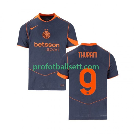 Fotballdrakt Inter Milan Marcus Thuram 9 Herre Tredjekit 2025-2026 Kortermet