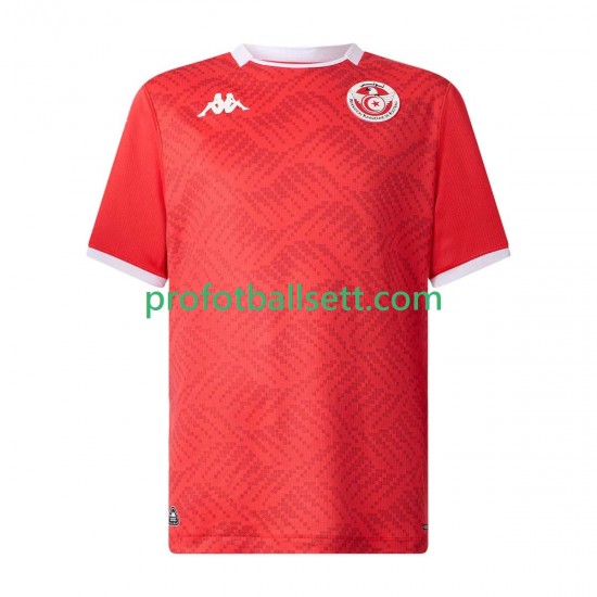 Fotballdrakt Tunisia Herre Hjemmekit 2025 Kortermet