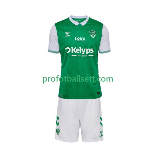 Fotballdrakt AS Saint-Etienne Barn Hjemmekit 2025-2026 Kortermet