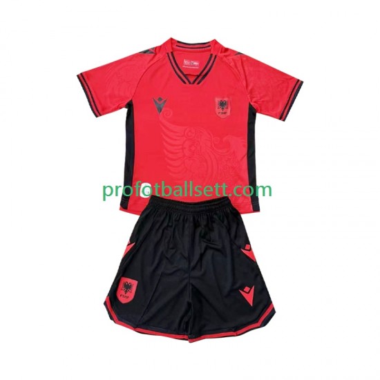 Fotballdrakt Albania Barn Hjemmekit 2026 Kortermet