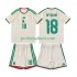 Fotballdrakt Algerie Mohamed Amoura 18 Barn Hjemmekit 2026 Kortermet