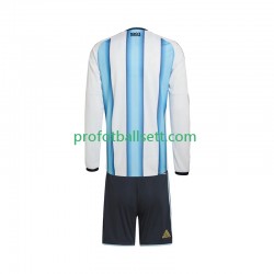 Fotballdrakt Argentina Barn Hjemmekit VM 2026 Langermet