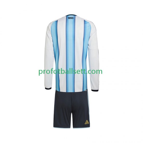 Fotballdrakt Argentina Barn Hjemmekit VM 2026 Langermet