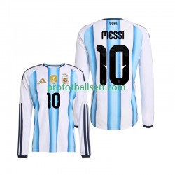 Fotballdrakt Argentina Lionel Messi 10 Herre Hjemmekit VM 2026 Langermet