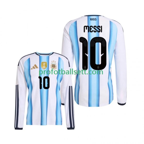 Fotballdrakt Argentina Lionel Messi 10 Herre Hjemmekit VM 2026 Langermet