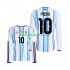 Fotballdrakt Argentina Lionel Messi 10 Herre Hjemmekit VM 2026 Langermet