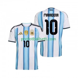Fotballdrakt Argentina Maradona 10 Herre Hjemmekit VM 2026 Kortermet