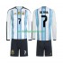 Fotballdrakt Argentina Rodrigo De Paul 7 Barn Hjemmekit VM 2026 Langermet