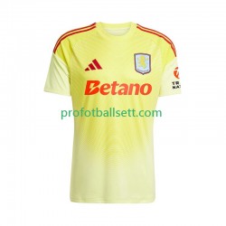Fotballdrakt Aston Villa Keeper Herre Bortekit 2025-2026 Kortermet
