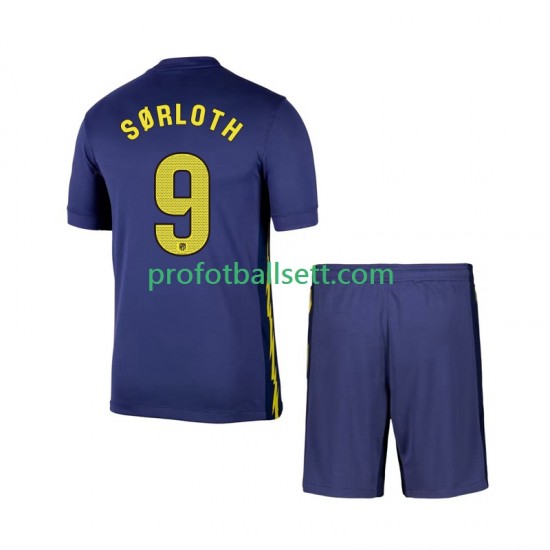 Fotballdrakt Atlético Madrid Alexander Sorloth 9 Barn Bortekit 2025-2026 Kortermet