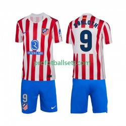 Fotballdrakt Atlético Madrid Alexander Sorloth 9 Barn Hjemmekit 2025-2026 Kortermet