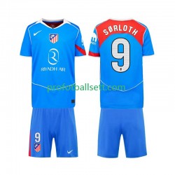 Fotballdrakt Atlético Madrid Alexander Sorloth 9 Barn Tredjekit 2025-2026 Kortermet