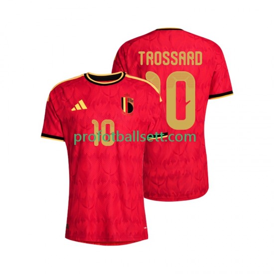 Fotballdrakt Belgia Leandro Trossard 10 Herre Hjemmekit VM 2026 Kortermet