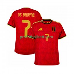 Fotballdrakt Belgia de bruyne 7 Herre Hjemmekit VM 2026 Kortermet