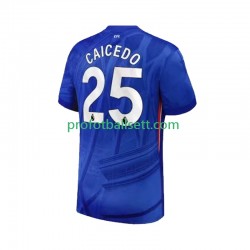 Fotballdrakt Chelsea Moises Caicedo 25 Herre Hjemmekit 2025-2026 Kortermet