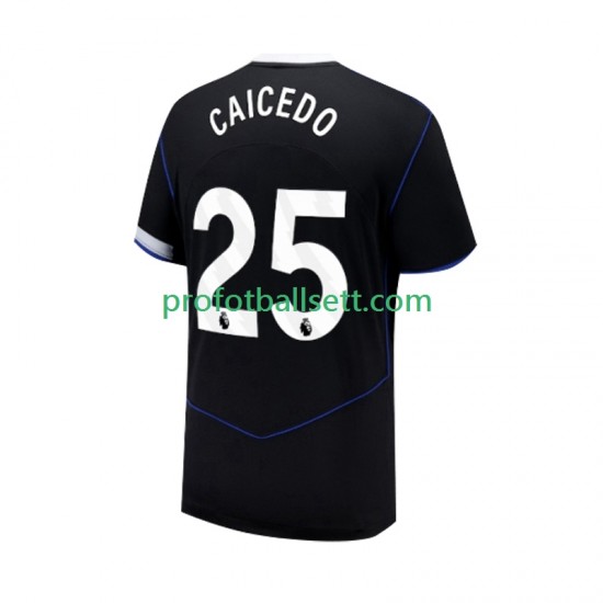 Fotballdrakt Chelsea Moises Caicedo 25 Herre Tredjekit 2025-2026 Kortermet
