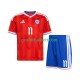 Fotballdrakt Chile Lucas Cepeda 11 Barn Hjemmekit 2026 Kortermet