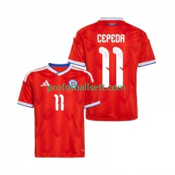 Fotballdrakt Chile Lucas Cepeda 11 Herre Hjemmekit 2026 Kortermet