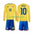 Fotballdrakt Colombia James Rodriguez 10 Barn Hjemmekit VM 2026 Langermet
