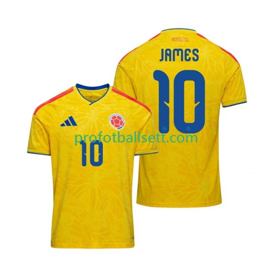 Fotballdrakt Colombia James Rodriguez 10 Herre Hjemmekit VM 2026 Kortermet