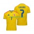 Fotballdrakt Colombia Luis Diaz 7 Herre Hjemmekit VM 2026 Kortermet