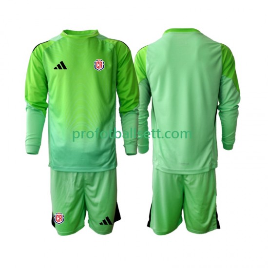 Fotballdrakt Costa Rica Keeper Barn Hjemmekit 2025 Langermet