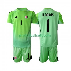 Fotballdrakt Costa Rica Keeper Keylor Navas 1 Barn Hjemmekit 2025 Kortermet