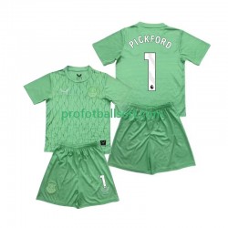 Fotballdrakt Everton Keeper FC Pickford 1 Barn Hjemmekit 2025-2026 Kortermet