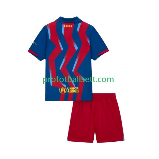 Fotballdrakt FC Barcelona Barn Fjerdekit 2025-2026 Kortermet