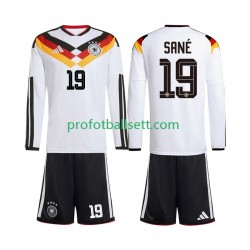 Fotballdrakt Tyskland Leroy Sane 19 Barn Hjemmekit VM 2026 Langermet