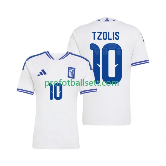 Fotballdrakt Hellas Christos Tzolis 10 Herre Hjemmekit 2026 Kortermet