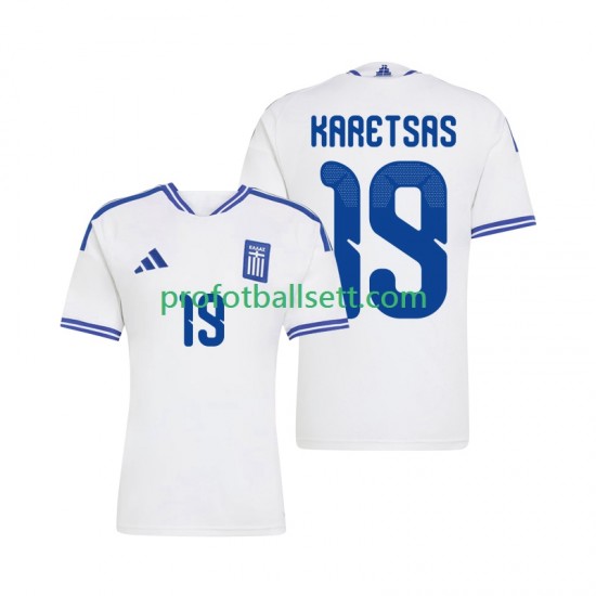 Fotballdrakt Hellas Konstantinos Karetsas 19 Herre Hjemmekit 2026 Kortermet