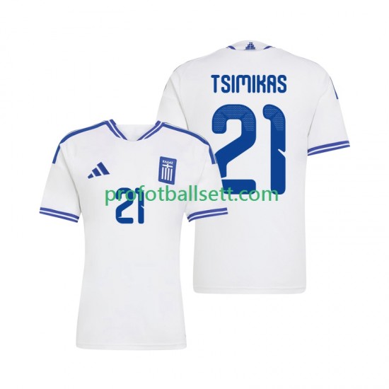Fotballdrakt Hellas Konstantinos Tsimikas 21 Herre Hjemmekit 2026 Kortermet