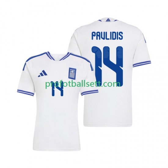 Fotballdrakt Hellas Vangelis Pavlidis 14 Herre Hjemmekit 2026 Kortermet