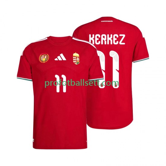 Fotballdrakt Ungarn Kerkez 11 Herre Hjemmekit VM 2026 Kortermet