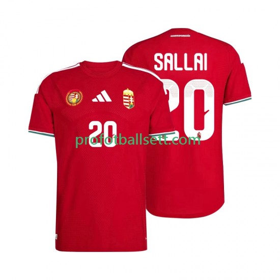 Fotballdrakt Ungarn Sallai 20 Herre Hjemmekit VM 2026 Kortermet