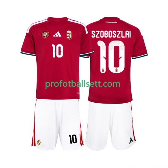 Fotballdrakt Ungarn Szoboszlai 10 Barn Hjemmekit VM 2026 Kortermet