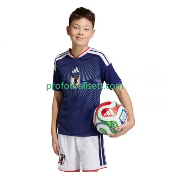 Fotballdrakt Japan Barn Hjemmekit VM 2026 Kortermet