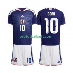 Fotballdrakt Japan Ritsu Doan 10 Barn Hjemmekit VM 2026 Kortermet