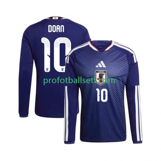 Fotballdrakt Japan Ritsu Doan 10 Herre Hjemmekit VM 2026 Langermet