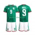 Fotballdrakt Mexico Raul Jimenez 9 Barn Hjemmekit VM 2026 Kortermet