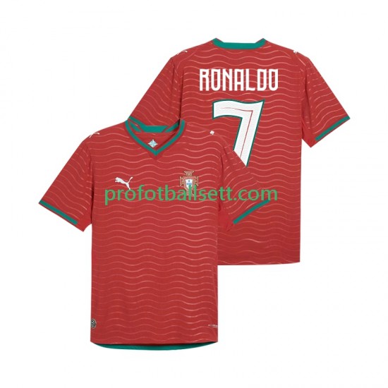 Fotballdrakt Portugal Cristiano Ronaldo 7 Herre Hjemmekit VM 2026 Kortermet