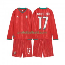 Fotballdrakt Portugal Rafael Leao 17 Barn Hjemmekit VM 2026 Langermet