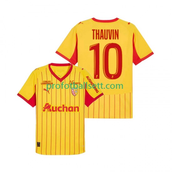 Fotballdrakt RC Lens Florian Thauvin 10 Herre Hjemmekit 2025-2026 Kortermet